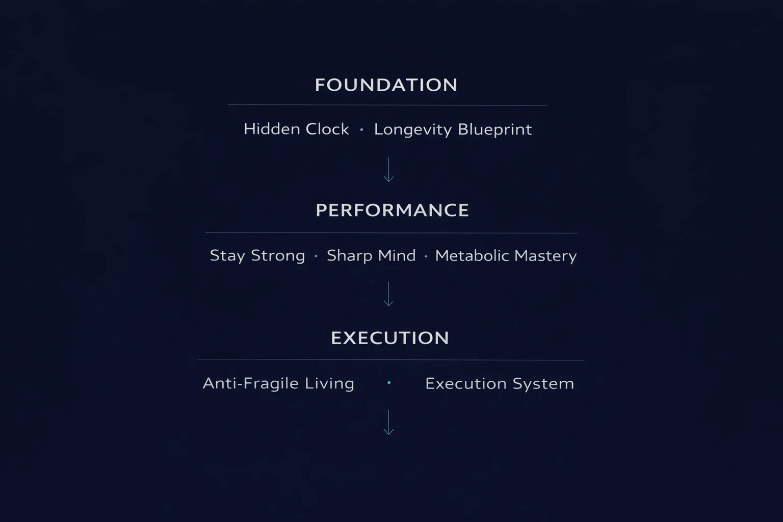 Healthspan system summary diagram